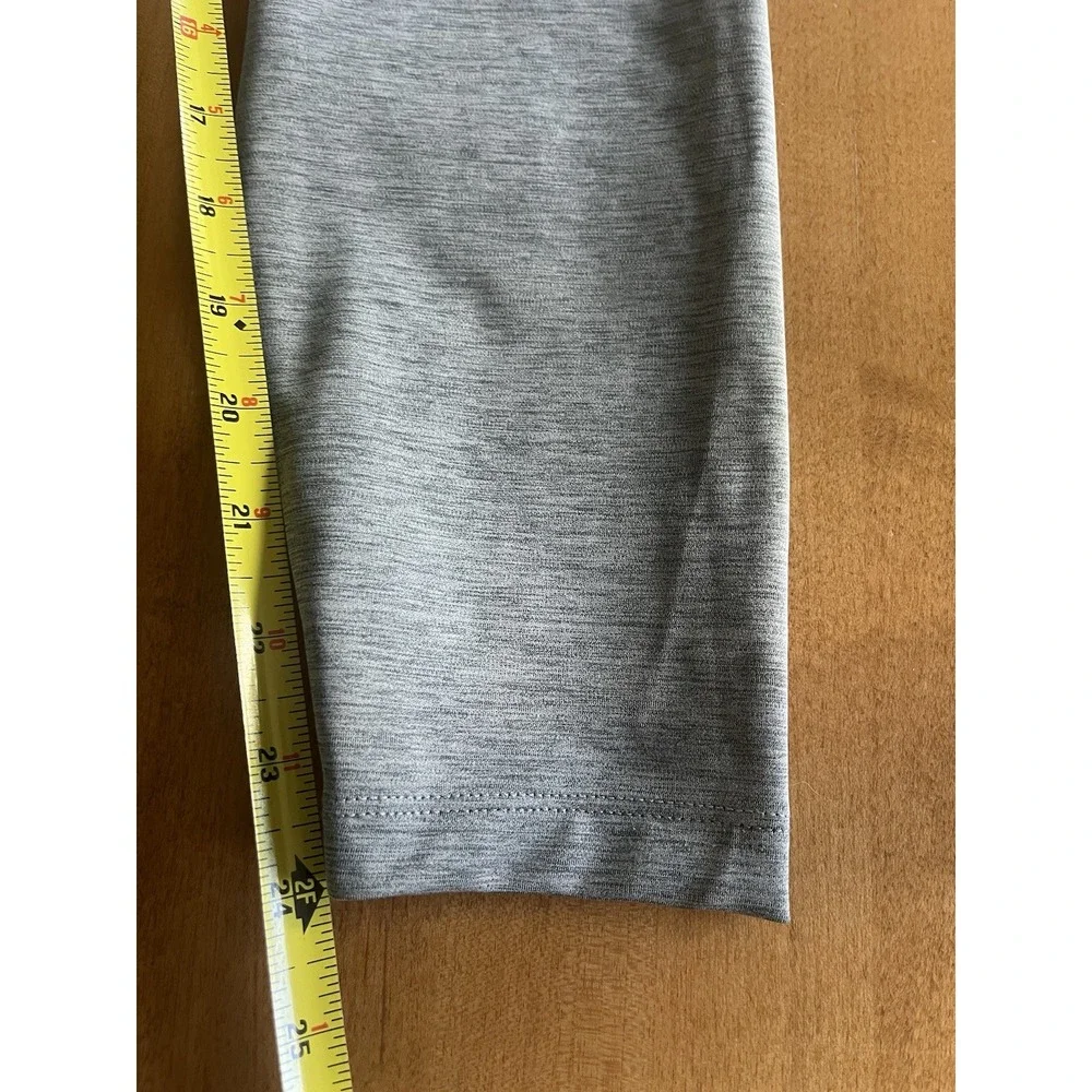 Nike Womens Leggings Size S Gray Black Colorblock Dri Fit Training DD1924-010